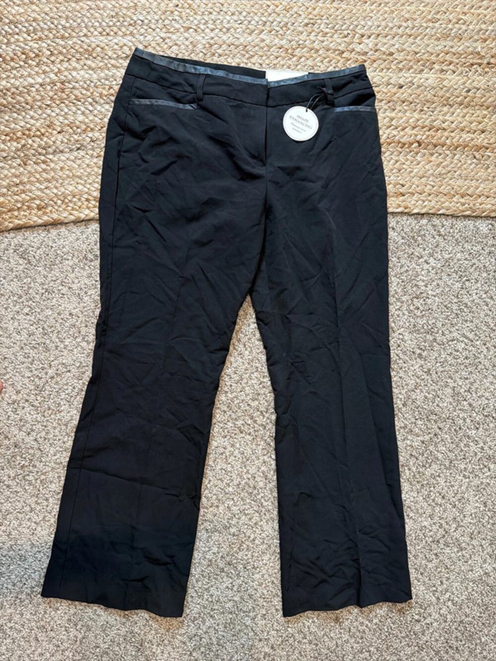 3 for $9 Cato NWT black contemporary boot cut pants 12P 3089